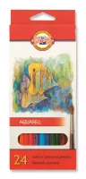 Kredki akwarelowe, 24 kolory