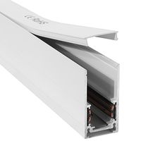 Magnetyczny szynoprzewód natynkowy 825 Domeno LED metalowy biały