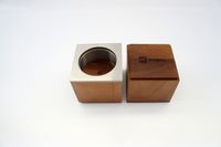 Świecznik mały 5cm / orzech BREKA