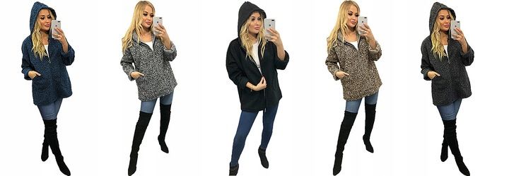 SUPEŁKOWA NARZUTKA SWETER PŁASZCZ BLUZA oversize zdjęcie 2