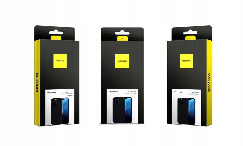 Spacecase Classy Mag Iphone 16 Pro Max Black zdjęcie 13