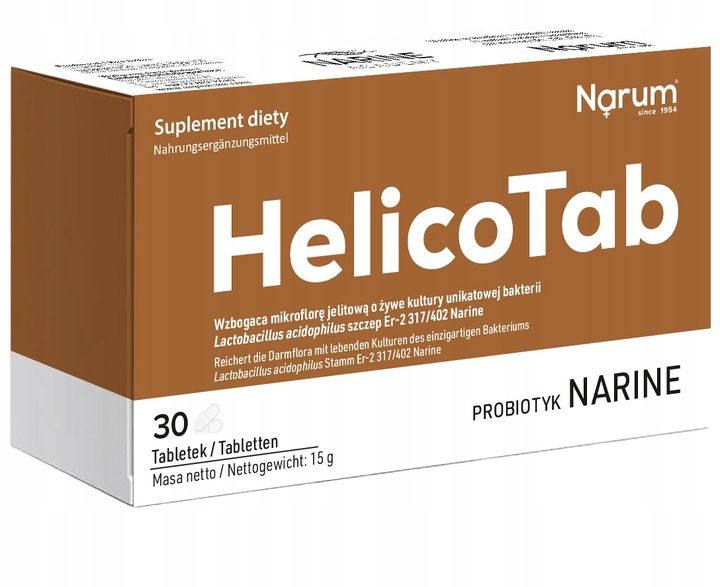 Narum HelicoTab 30 tabletek zdjęcie 1