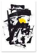 Plakat czarna abstrakcja 61x91 cm