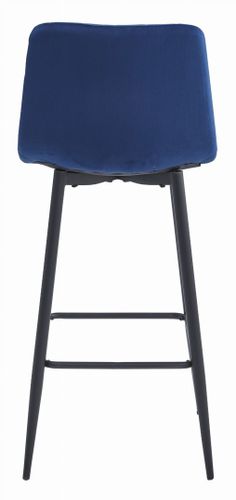 Hoker POZZA - granat aksamit / nogi czarne x 1 na Arena.pl