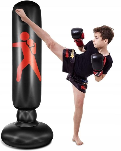 DMUCHANY WOREK BOKSERSKI TRENINGOWY STOJĄCY 160cm zdjęcie 1
