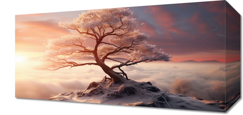 Obraz 40x20cm Zimowa Odyseja zdjęcie 1