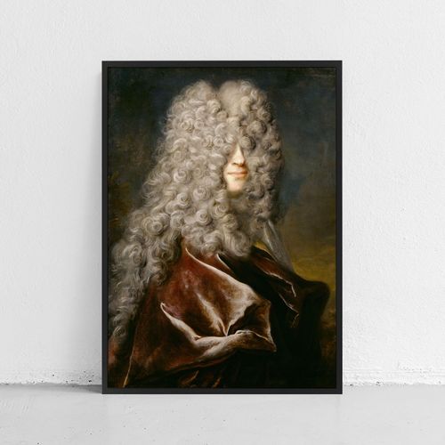 Plakat portret włosy loki 50x70 cm na Arena.pl