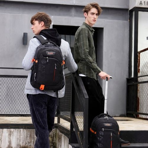 Wszechstronny plecak miejski szkolny 27L czarny AOKING - idealny na codzień na Arena.pl