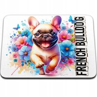 PODKŁADKA POD MYSZKĘ 24 x 20 - PIES PIESEK RASA BULLDOG FRANCUSKI FRENCH