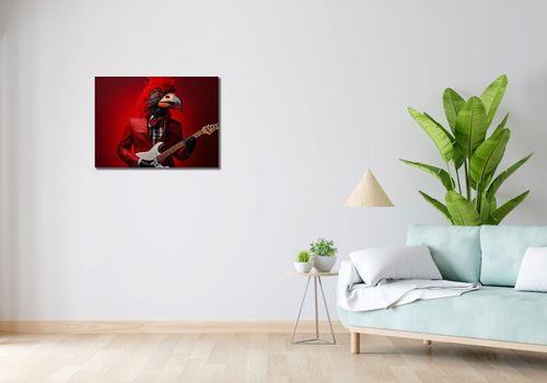 Obraz 70x50cm Zwierzęcy Rock'n'Roll na Arena.pl