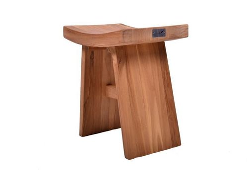 Taboret z drewna tekowego DIVERO na Arena.pl