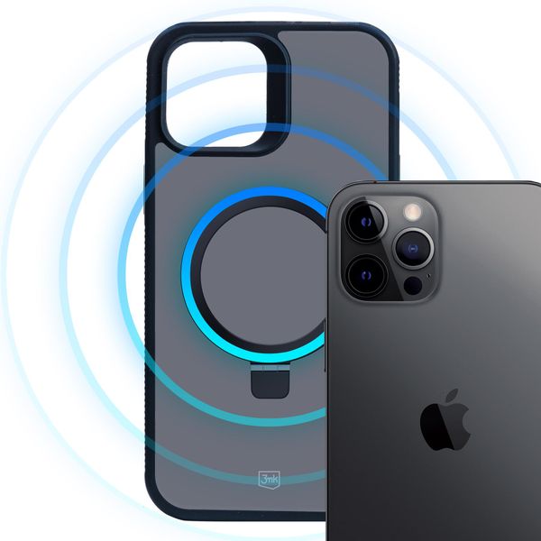 Apple iPhone 12 pro max - 3mk Smoke Case Mag&Stand zdjęcie 3