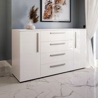 Pojemna komoda R2 160cm szuflady + szafki front w wysokim połysku