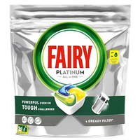 Skuteczne kapsułki tabletki do zmywarki All in One 28 szt Fairy Platinum