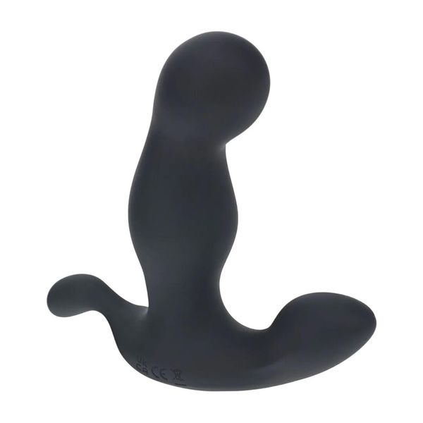 Heating And Vibrating Silicone Prostate Stimulator - Black zdjęcie 5