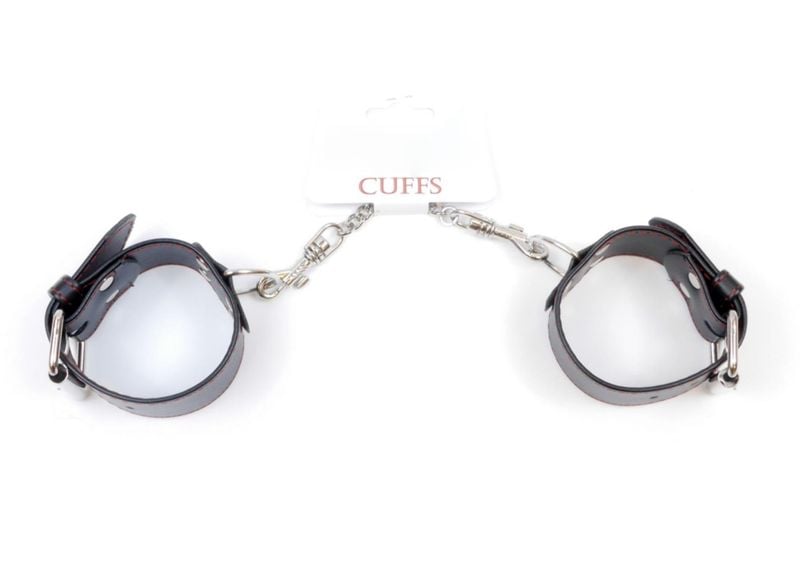 Fetish B -  Series Handcuffs 4 cm Red Lline zdjęcie 6