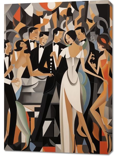 Obraz 70x100cm Bal w Art Deco zdjęcie 1
