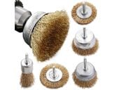 5x szczotka druciana szczotki do wiertarki wkrętarki metalu drewna