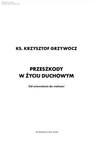 Przeszkody w życiu duchowym zdjęcie 2
