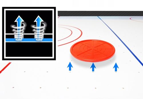 Cymbergaj Hokej Carruzzo Stół do Air Hockey 85x42x24cm Zasilanie Baterie na Arena.pl