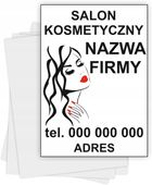 Ulotki A5 reklamowe firmowe 1000 szt dużo wzorów SALON KOSMETYCZNY