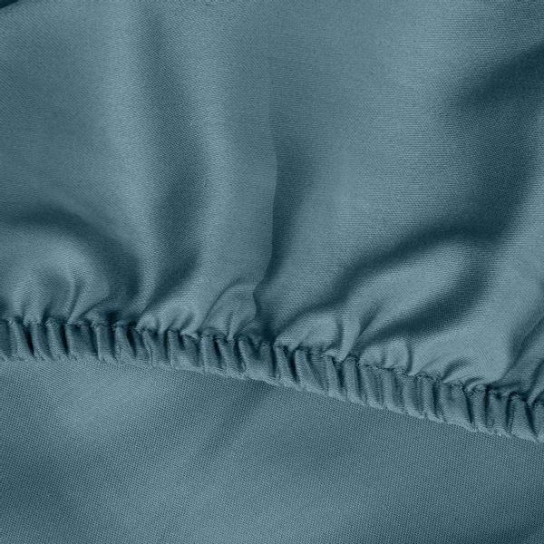 Prześcieradło satynowe z gumką NOVA3 140x200 Eurofirany petrol zdjęcie 5