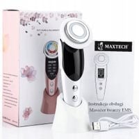 Masażer twarzy EMS Mezoterapia bezigłowa Lifting 7w1 do masażu Beauty LED