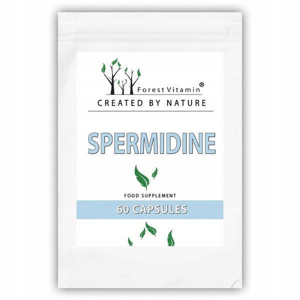 SPERMIDYNA 60 KAPS 10mg MOCNA CZYSTA SPERMIDYNE TRICHLOROWODOREK SPERMIDYNY zdjęcie 2