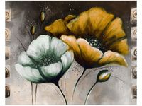 40X50CM MALOWANE MAKI ZÓŁCI OBRAZ