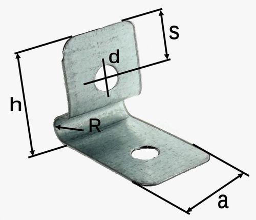 Zawijka zapinka uchwyt do paneli ocynk 100szt na Arena.pl
