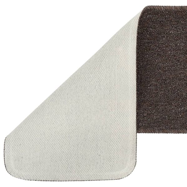 Antypoślizgowe nakładki na schody, 15 szt., 60x25 cm, brązowe zdjęcie 4