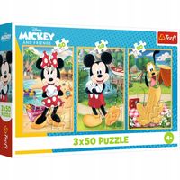 puzzle 3x50 myszki na wakacjach 34881