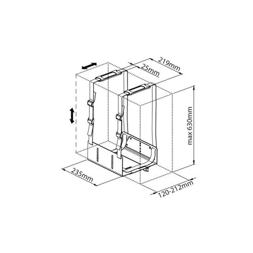 UCHWYT NA KOMPUTER PC BOCZNY UNIWERSALNY TECHLY na Arena.pl