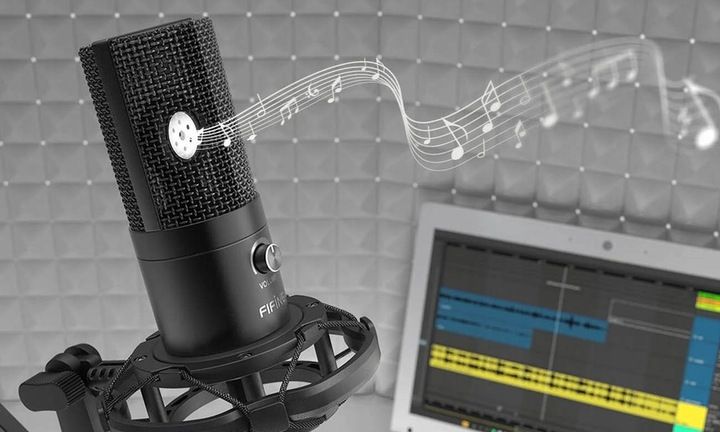 FIFINE T669 USB ZESTAW MIKROFONOWY STATYW POP FILTR DO KOMPUTERA PREMIUM zdjęcie 2