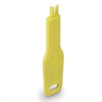 Lindy RJ45 Port Blocker key, Yellow