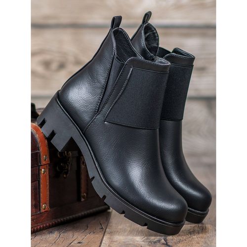 Czarne Botki Na Platformie r.41 na Arena.pl