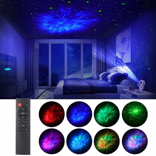 PROJEKTOR GWIAZD ASTRONAUTA LED LAMPKA NOCNA 3D ROBOT DLA DZIECI NA PREZENT na Arena.pl