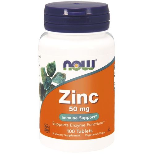 NOW FOODS CYNK 50MG GLUKONIAN SKÓRA ODPORNOŚĆ 100T na Arena.pl