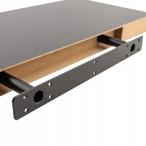 Półka ścienna samowisząca - FS - 60x23 cm - Czarny na Arena.pl