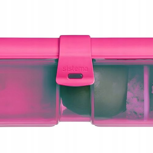 ŚNIADANIÓWKA SISTEMA LUNCHBOX POJEMNIK SOS BOX BENTO 1100ML Z PRZEGRÓDKAMI na Arena.pl