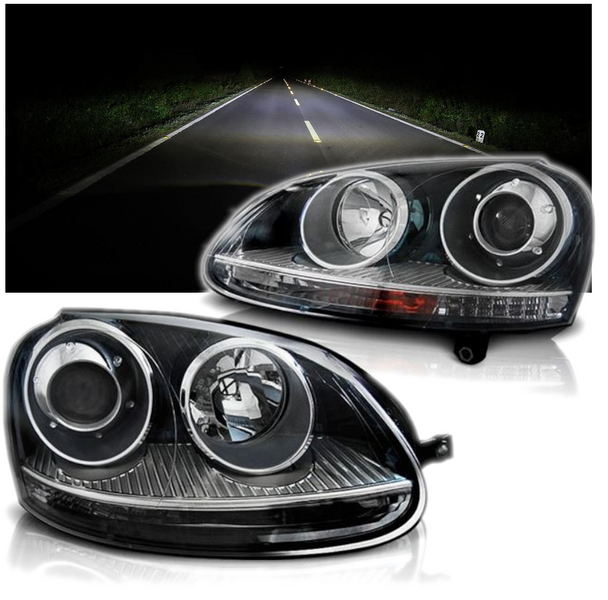 NOWE Lampy Reflektory DO VW GOLF V 5 OD 2003 DO 2008 Roku GTI LOOK H7 DEPO zdjęcie 3