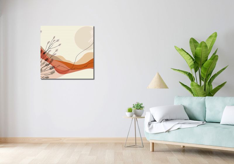 Obraz 70x70cm Ciepło Zachodów zdjęcie 2