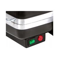 Gofrownica Dezal 301.7 Profi-W 1300 W czarny