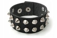 BRANSOLETA PIESZCZOCHA KOLCE dwurzędowa aj599