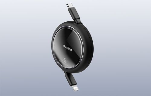 Kabel USB Baseus Free2Pull Retractable Cable C to iP 20W 1m Black na Arena.pl