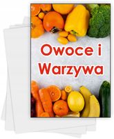 Ulotki A4 reklamowe firmowe 1000 szt różne wzory OWOCE I WARZYWA