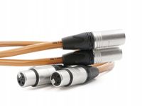 2X KABEL INTERKONEKT 2 x XLR - 2x XLR HI-END MELODIKA BROWN SUGAR BS2X70 7m