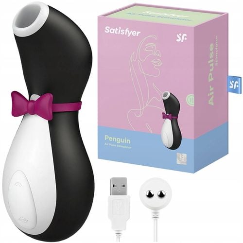 MASAŻER PINGWIN WIBRATOR PINGWINEK MEGA ORGAZM - SSĄCY DAMSKI MOCNY DLA PAR na Arena.pl