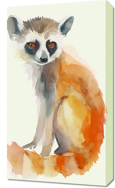 Obraz 40x70cm Lemurek zdjęcie 1