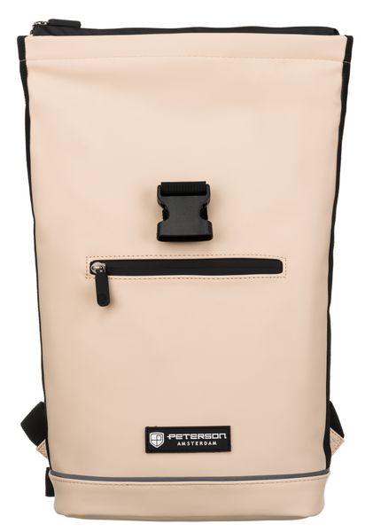 plecak peterson pu ptn eb66-6502 beige zdjęcie 4